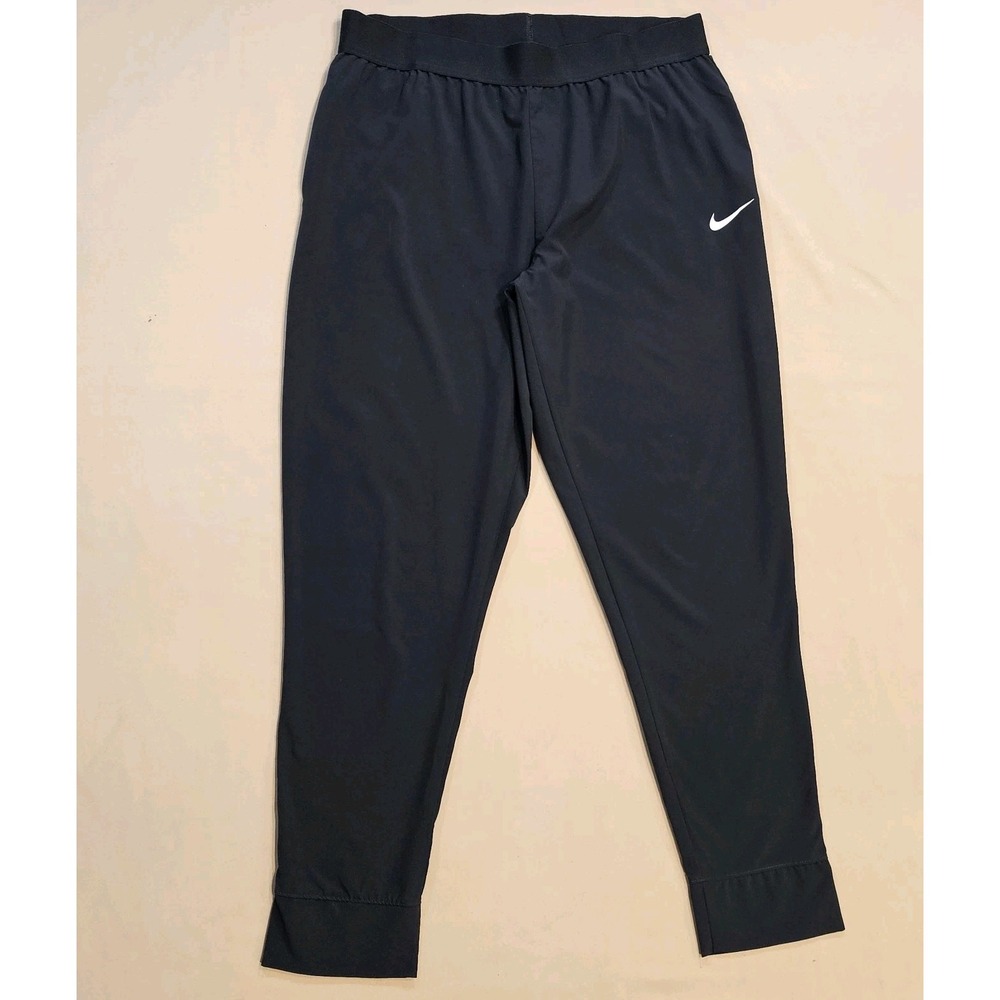 Nike Dri-Fit Bliss Victory Training Pants Womens 933826 Black‎ XL Taper Stretch